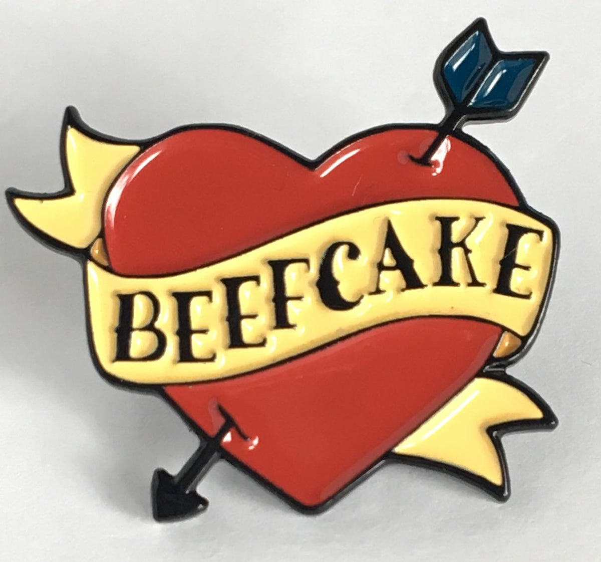 Heart-shaped pin
